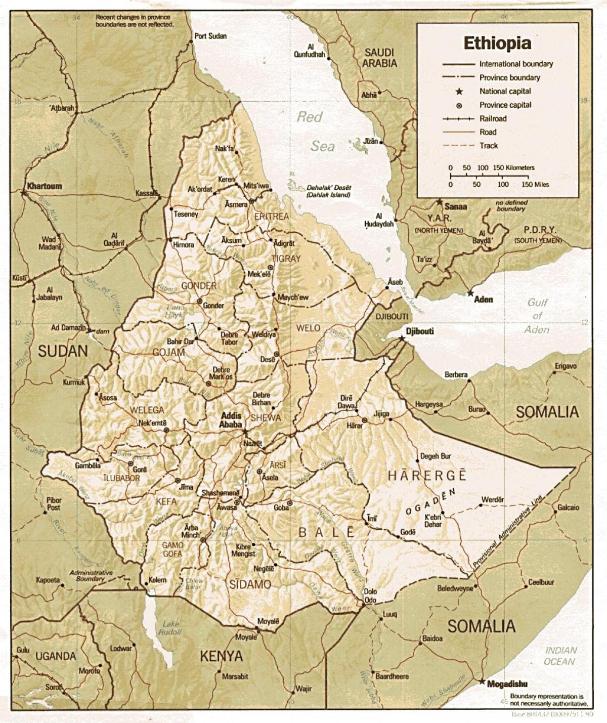القديمة إثيوبيا خريطة