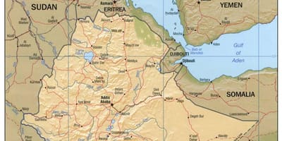 خريطة من الخرائط الإثيوبية موقع وكالة