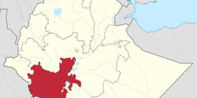 خريطة جنوب إثيوبيا